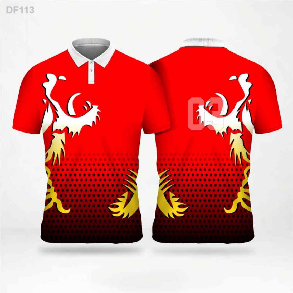 Jersey design pattern C-09 — indicative, can be produced for cricket, football or basketball