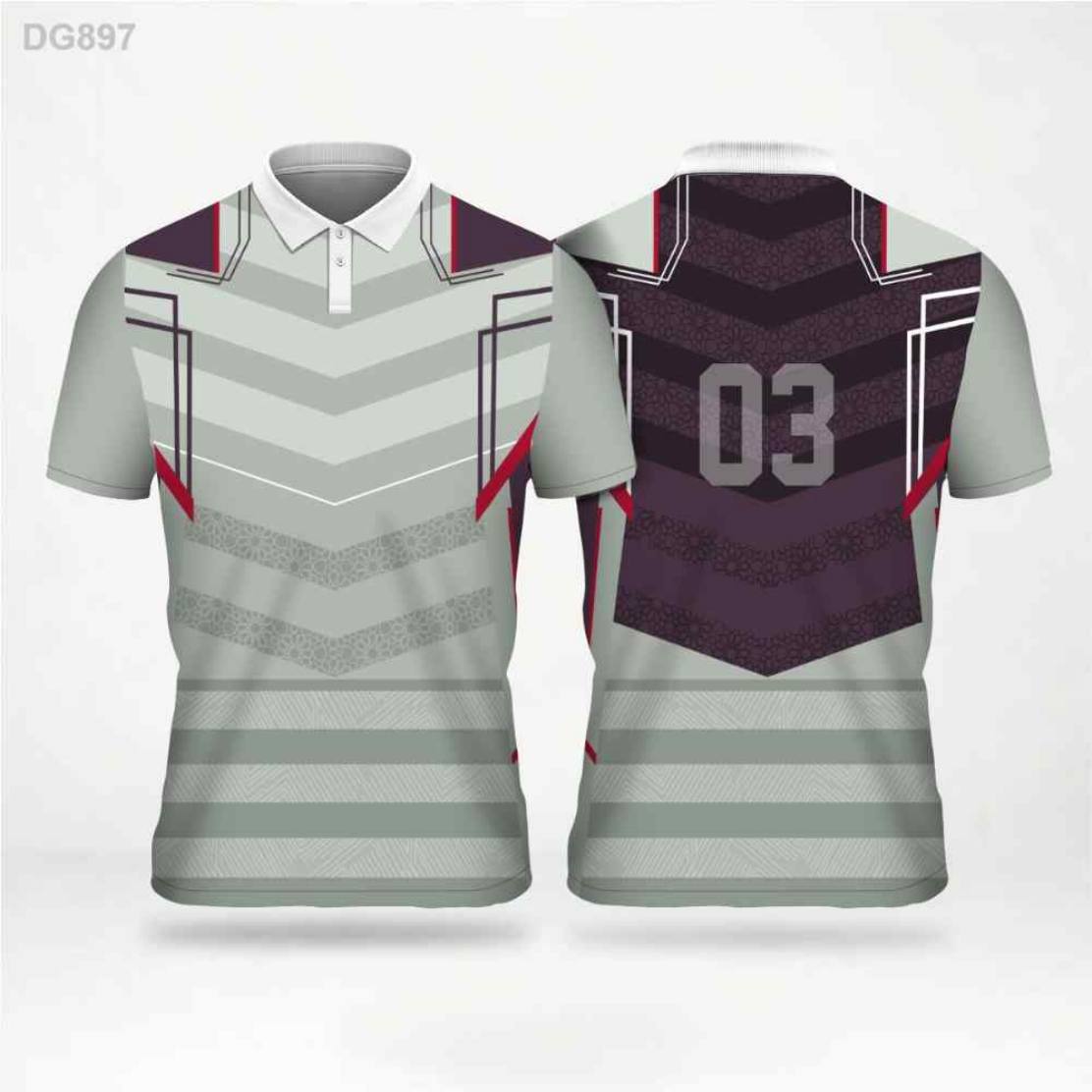 Jersey design pattern D-17 — indicative, can be produced for cricket, football or basketball
