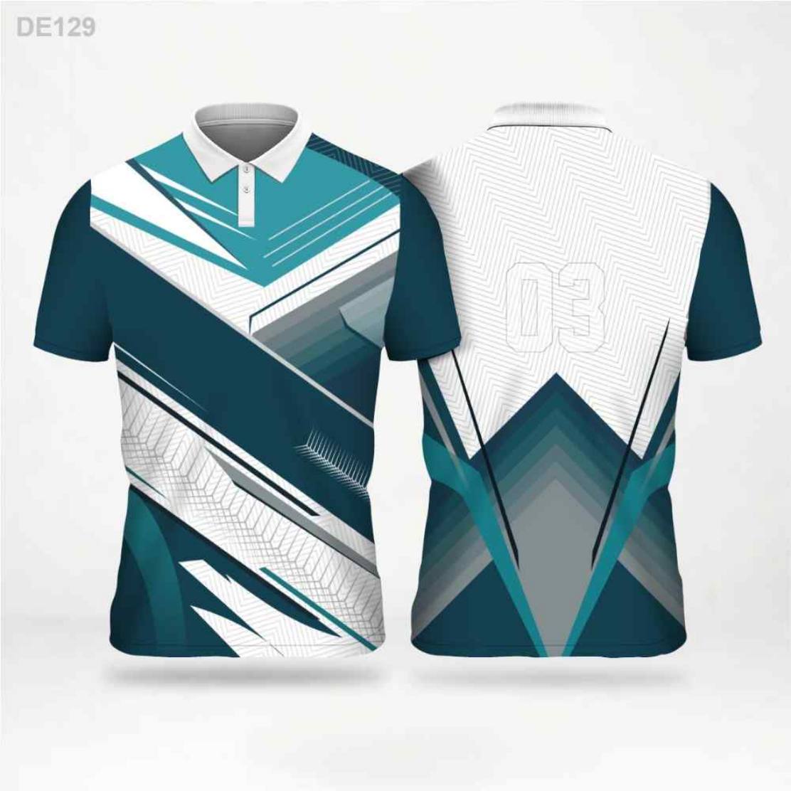 Jersey design pattern D-18 — indicative, can be produced for cricket, football or basketball