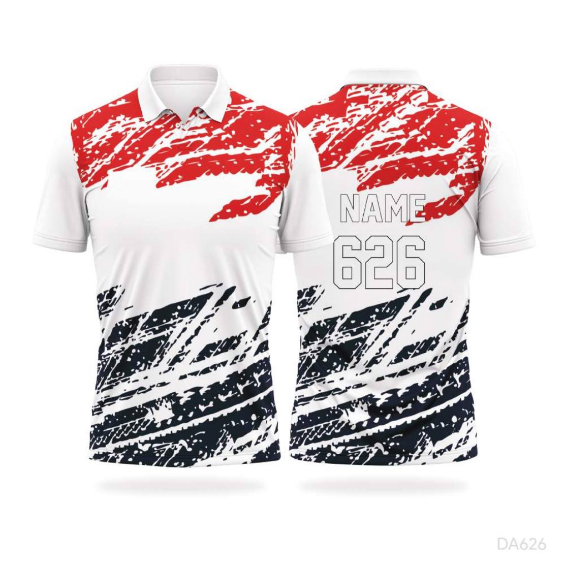 Jersey design pattern E-06 — indicative, can be produced for cricket, football or basketball