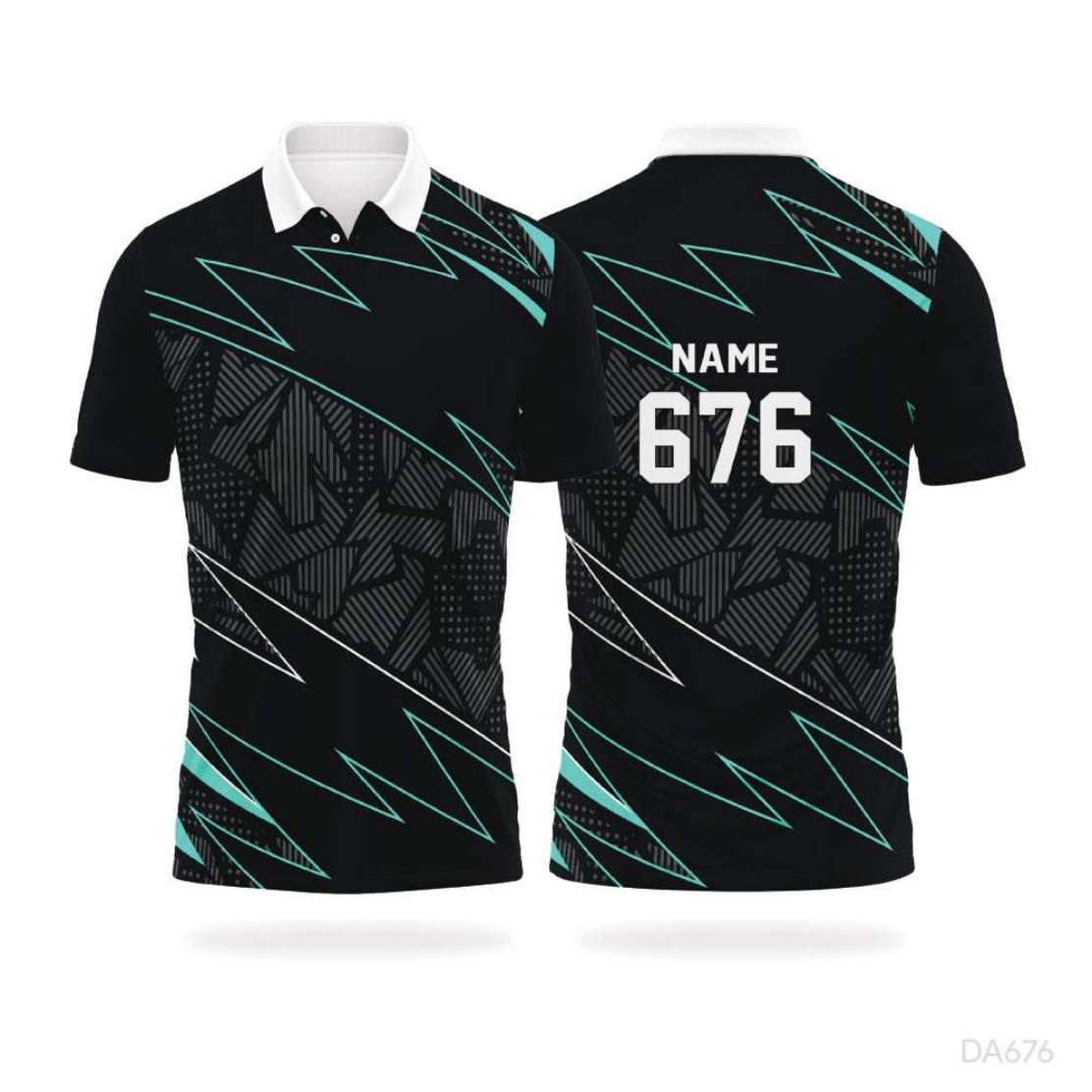 Jersey design pattern E-08 — indicative, can be produced for cricket, football or basketball