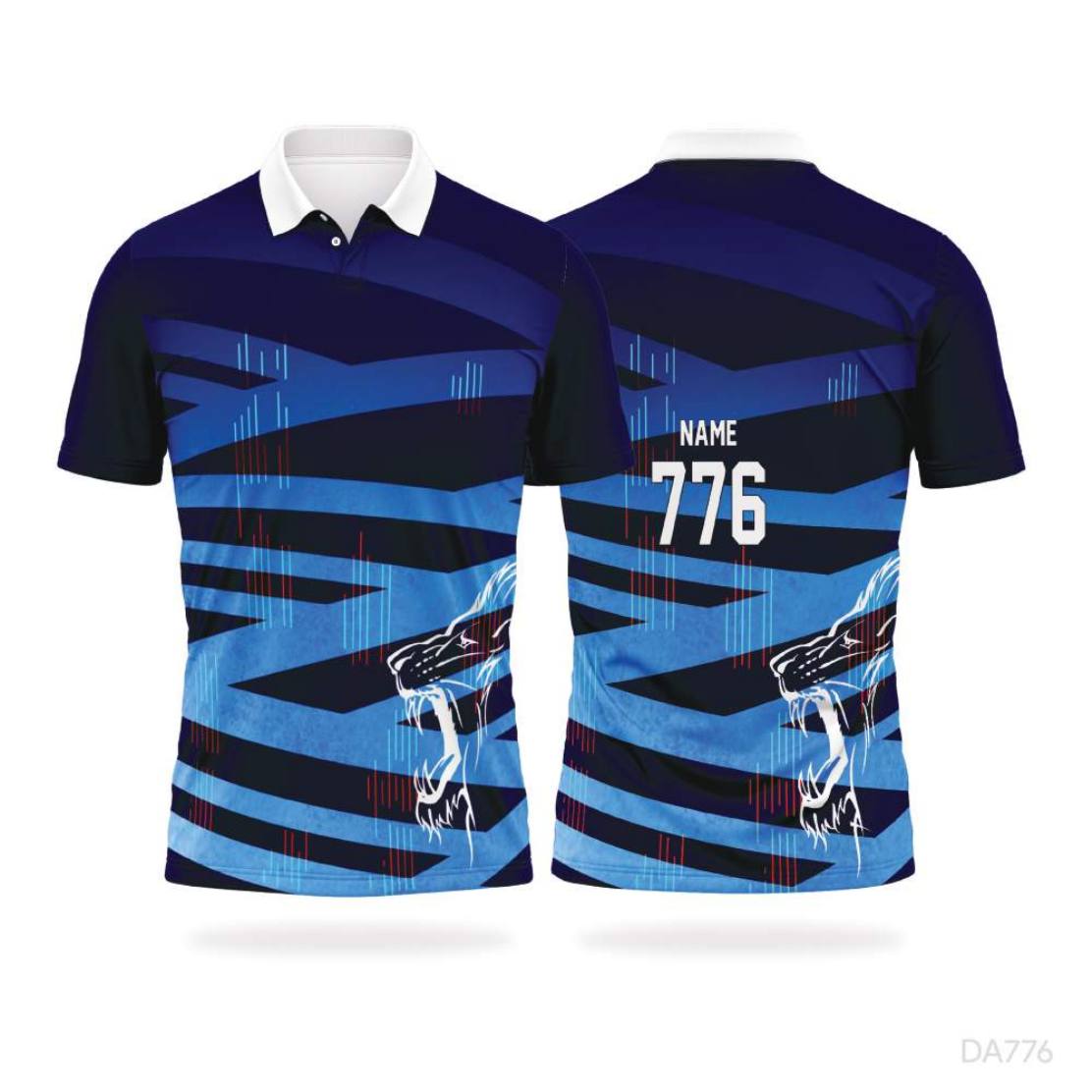 Jersey design pattern E-12 — indicative, can be produced for cricket, football or basketball