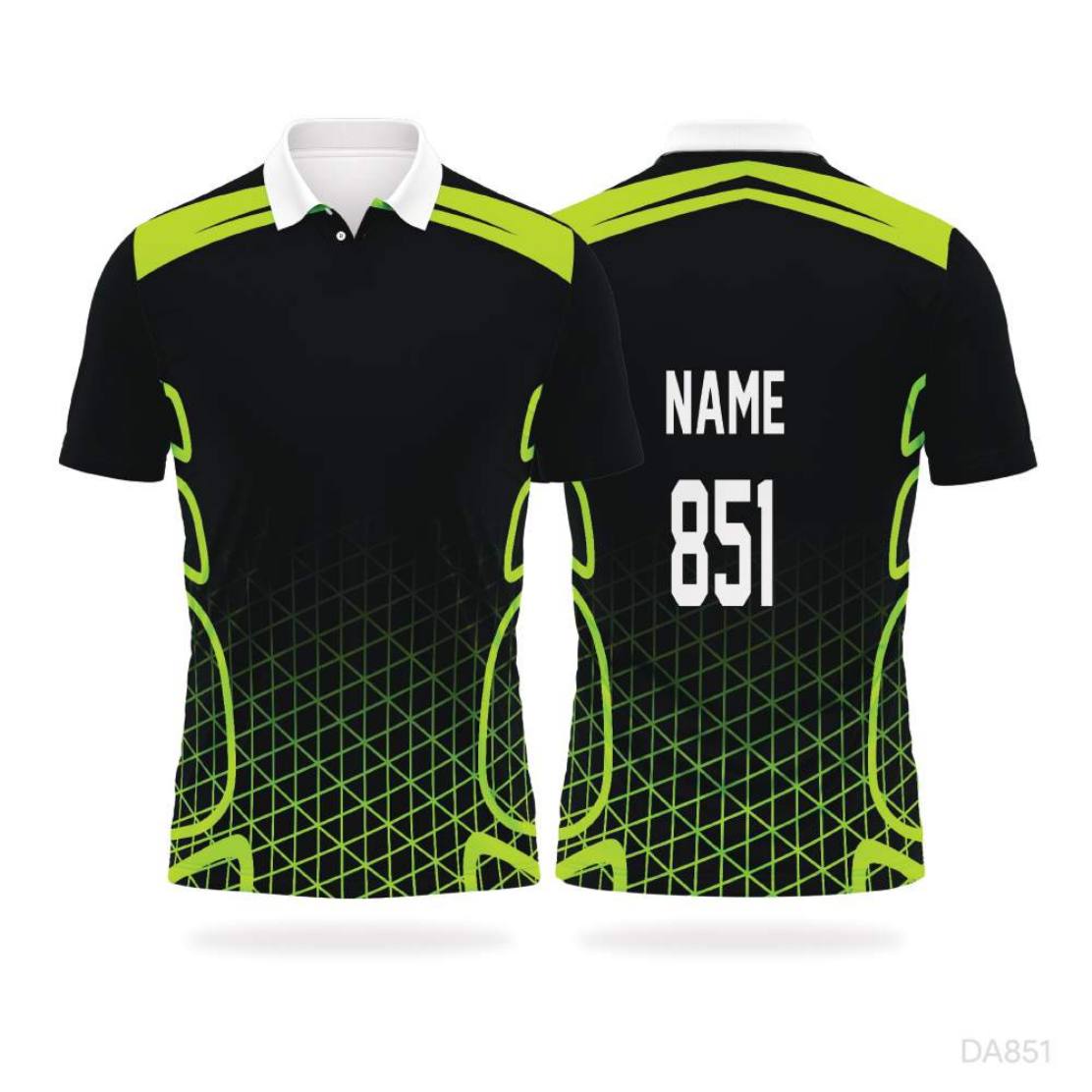 Jersey design pattern E-15 — indicative, can be produced for cricket, football or basketball